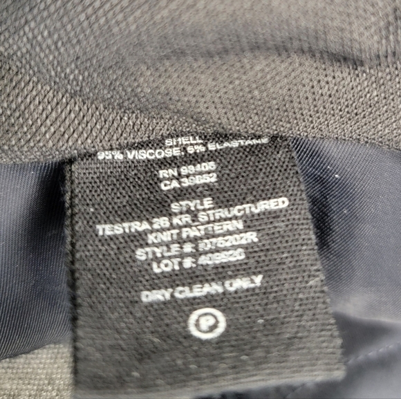 Theory Testra 2B Navy Structured Ankle Pants - Size 4 - Picture 4 of 4